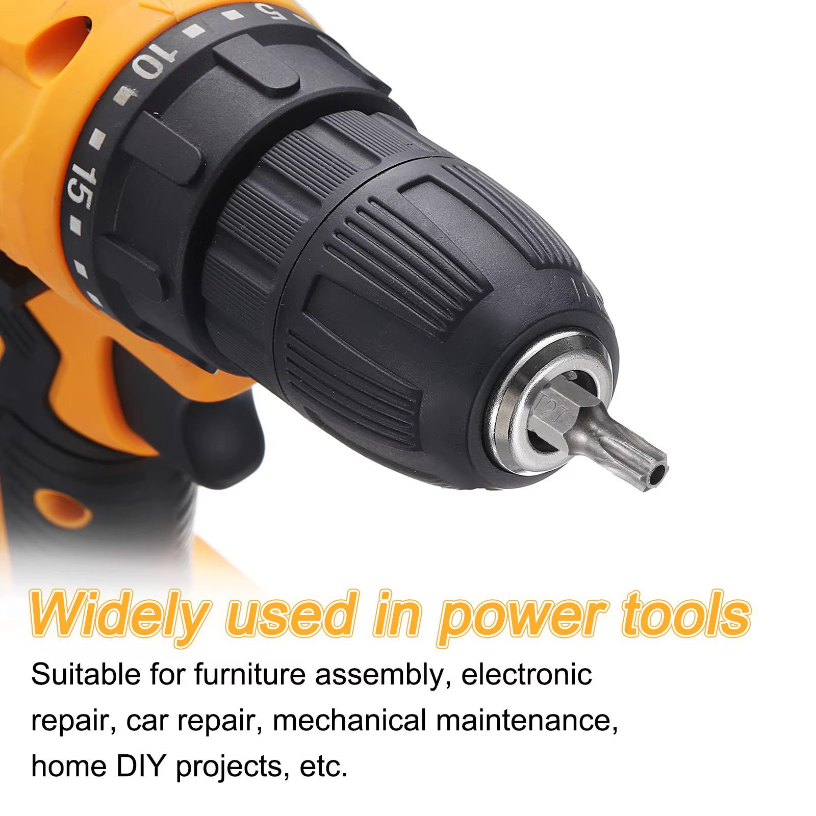 2/5/10 pièces T6 T8 T10 T15 T20 T25 T27 T30 T40 embout de tournevis Torx 1/4 "tige hexagonale 25mm S2 tête étoile