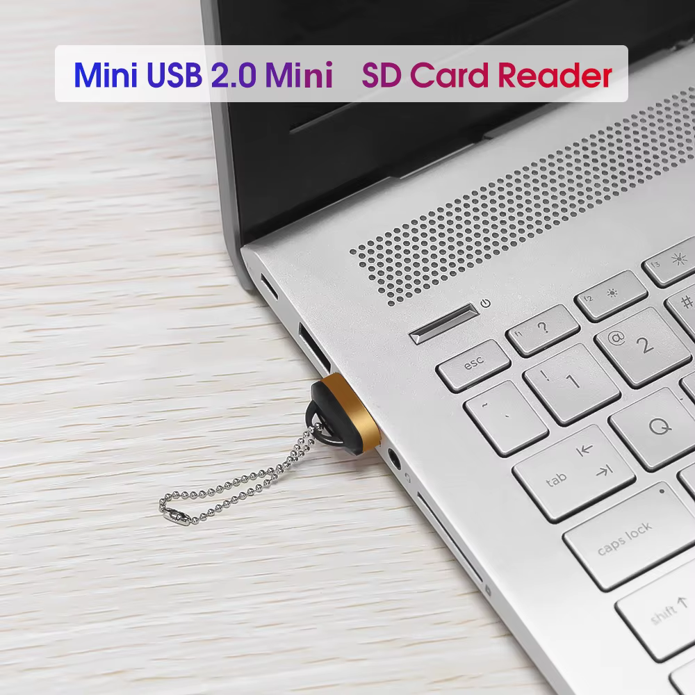 Mini USB Micro USB 2.0 adaptateur haute vitesse lecteur de carte mémoire SD/TF pour ordinateur de bureau ordinateurs portables cartouche accessoires