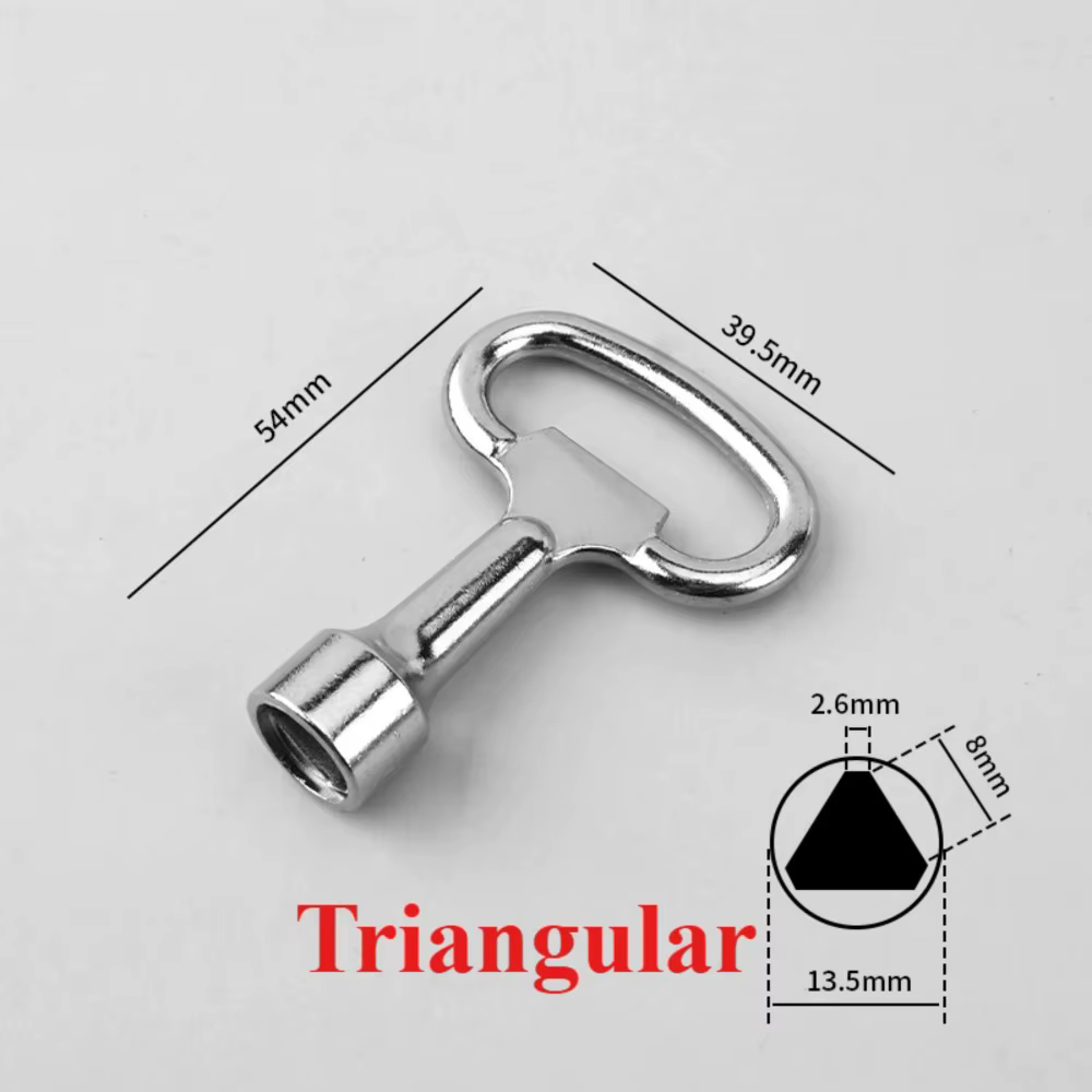 Clé droite, clé triangulaire