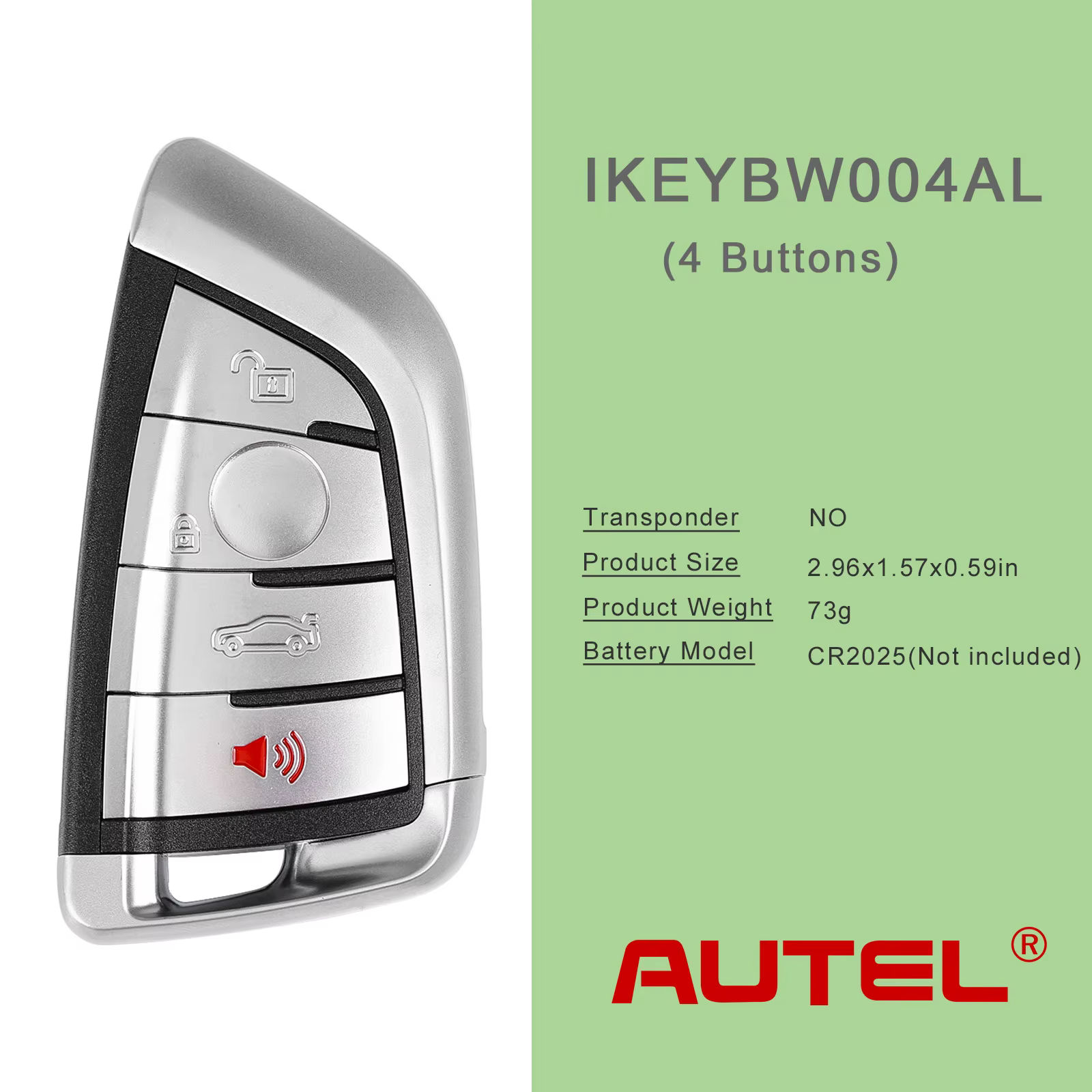 Clé Autel Razor Style IKEYBW003AL IKEYBW004AL pour BMW 3 4 boutons clé universelle intelligente fonctionnant avec programmeur de clé MaxiIM KM100 E