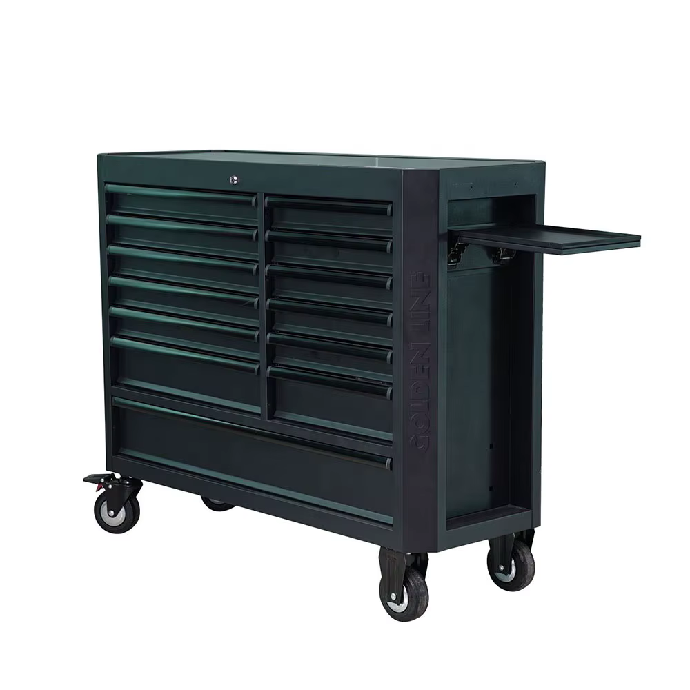 Chariot d'atelier robuste avec armoire à outils