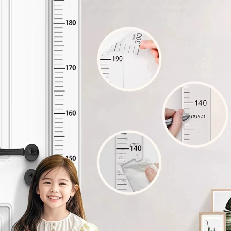 Tableau de croissance mural adhésif 2M