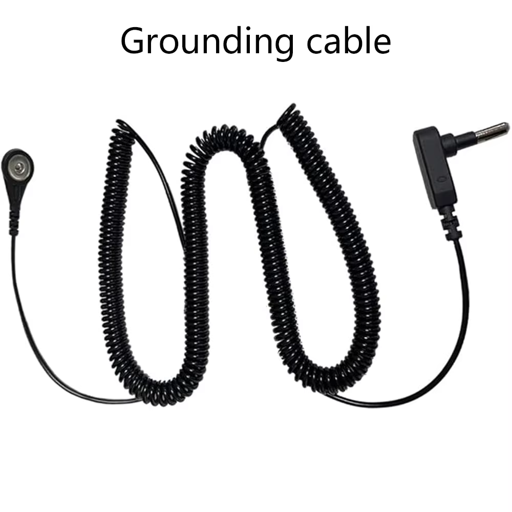 Connecteur de câble de terre à fil noir