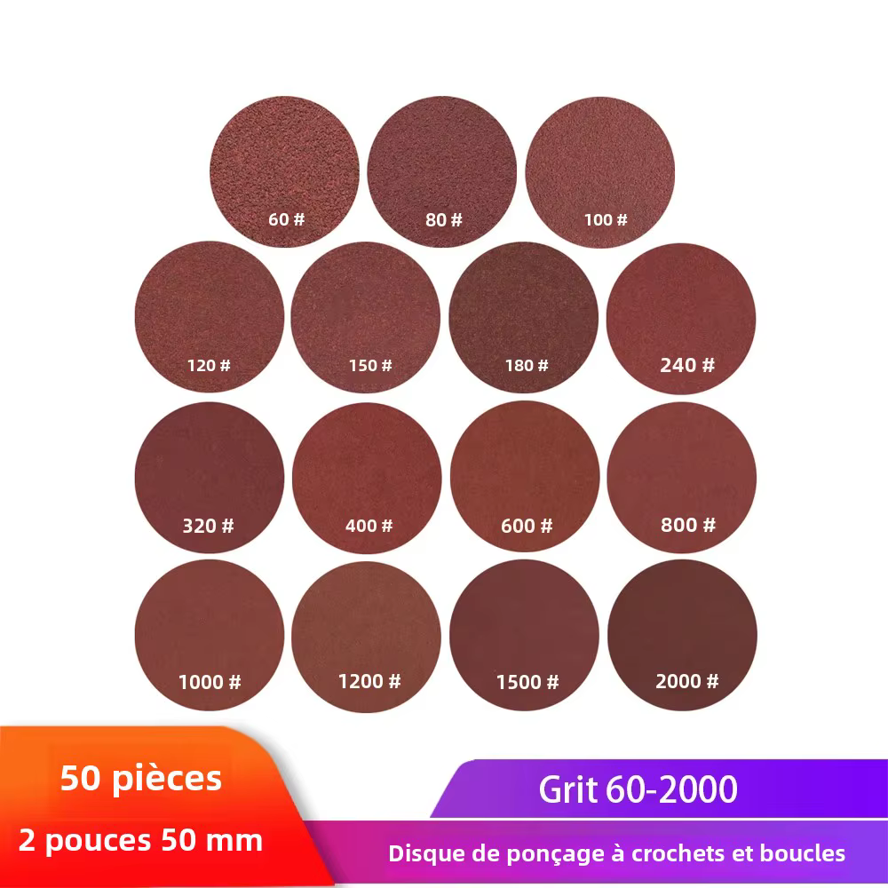 Abrasifs en Papier de Verre de Forme Ronde