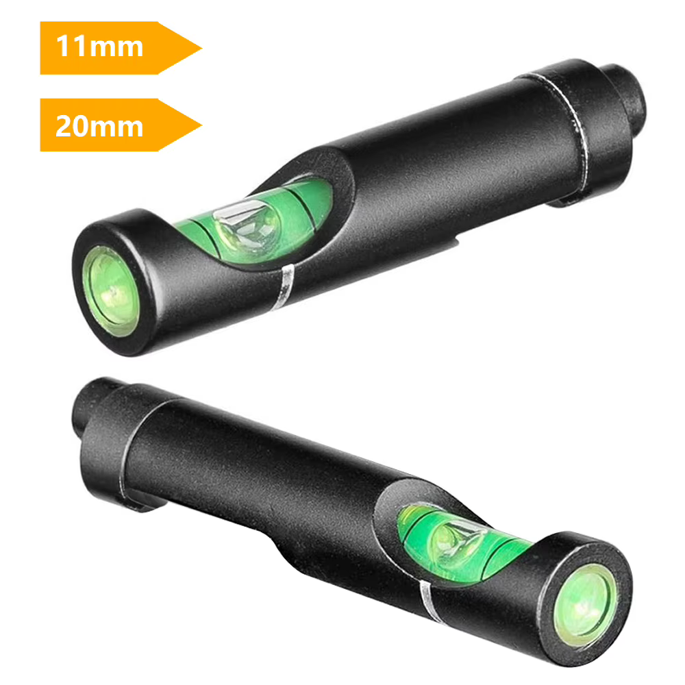 Niveau à bulle optique Hunting Spirit pour montures de lunette de visée sur rail de 11 mm/20 mm