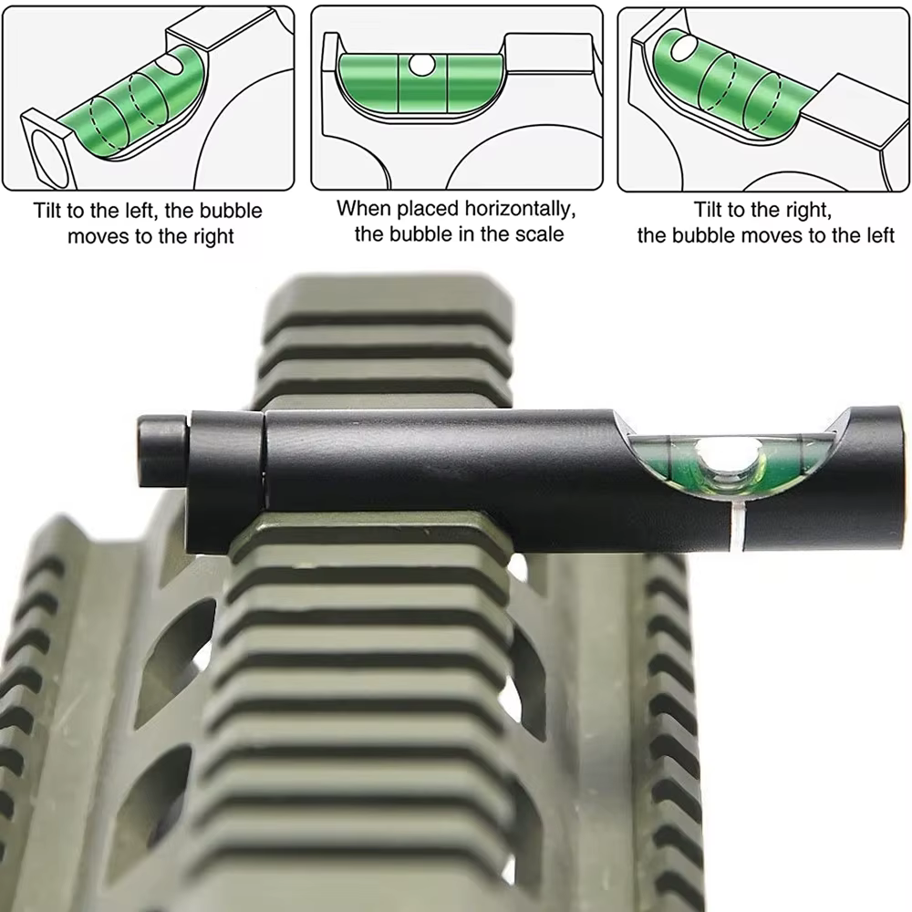 Supports de portée optique de niveau à bulle d'esprit de chasse pour Rail Picatinny 11mm/20mm