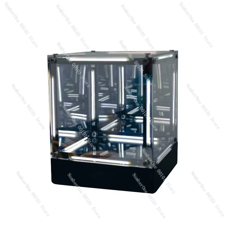 Petite boîte carrée, ambiance lumineuse | Lampe de nuit créative super cubique à quatre dimensions pour e-sport