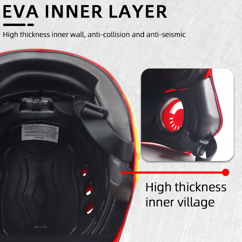Casque de sauvetage aquatique extérieur antichoc avec ventilation respirante, circonférence de tête réglable, base fixe multifonctionnelle
