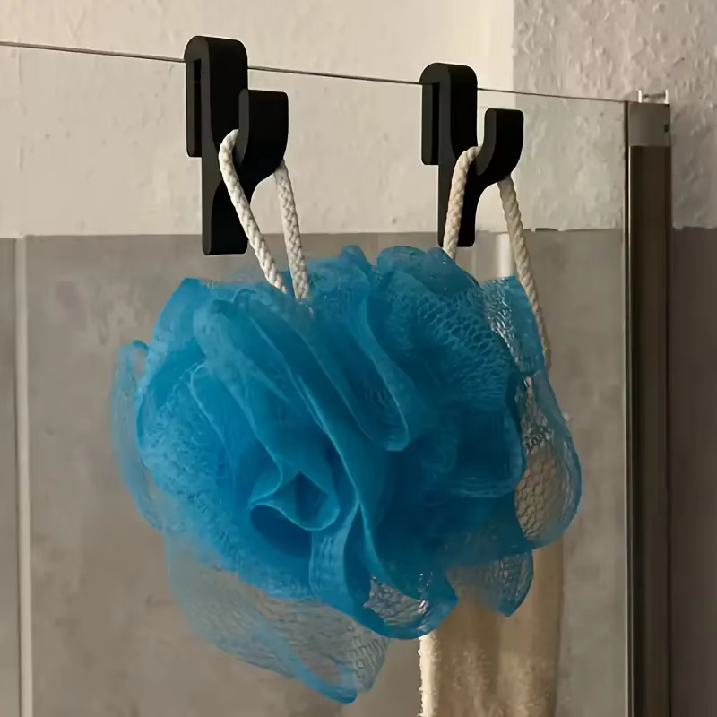 1-3 crochets de porte de douche – Cintre en verre sans cadre de 8 mm