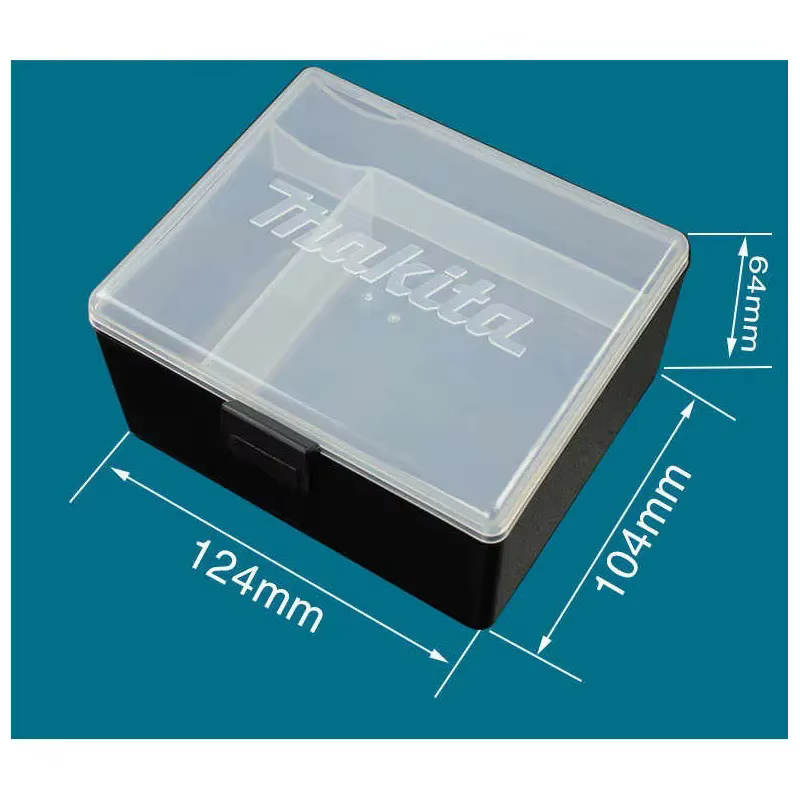Makita 824781 -0 boîte vide en plastique foret vis pièces cloison multifonctionnel Portable Mini mallette à outils