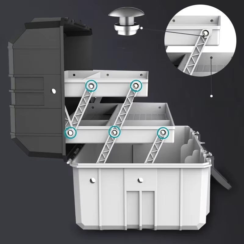 Boîte de rangement d'outils système professionnel