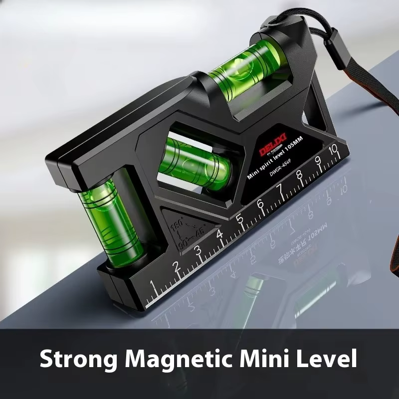 Nouveau niveau DELIXI, mini niveau magnétique puissant