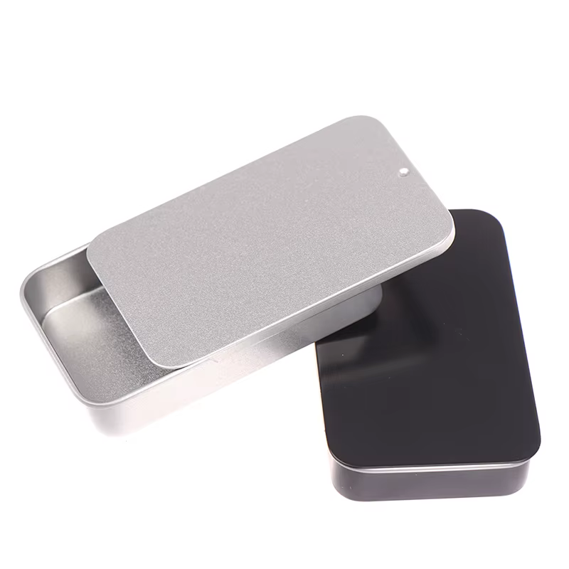Mini boîte de rangement en fer 80x50x15mm