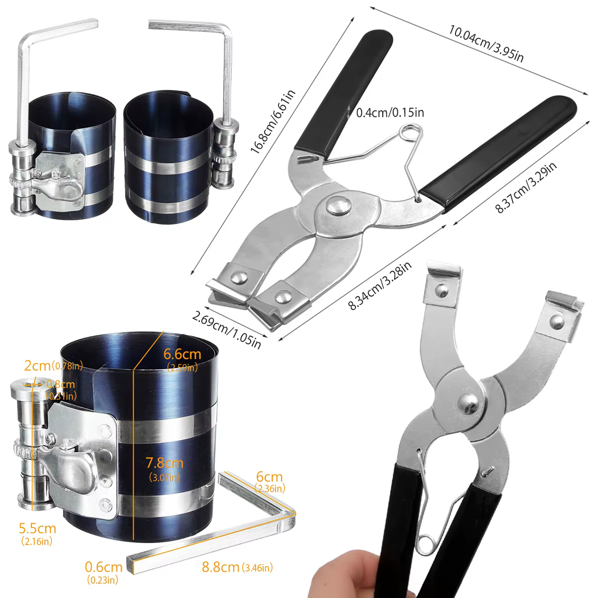 Pince d'installation de segments de Piston