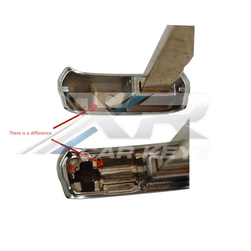 Lame de clé de secours non coupée pour remplacement de clé télécommande intelligente Audi A3 A3L A6 A6L SQ7 Q7 TT A8L 2