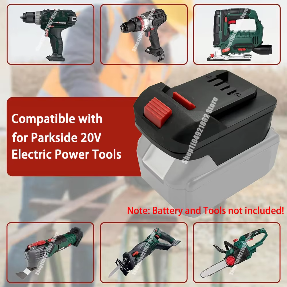 Adaptateur de perceuse électrique pour outils Parkside 20V