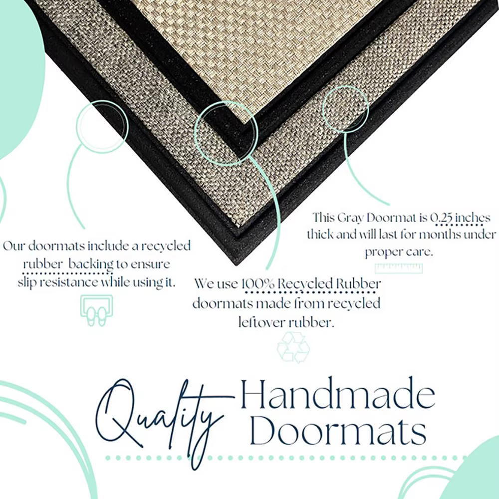 Tapis de bienvenue personnalisés avec logo d'entreprise, absorbants et antidérapants, pour les entrées de bureaux, magasins, restaurants, hôtels, bars