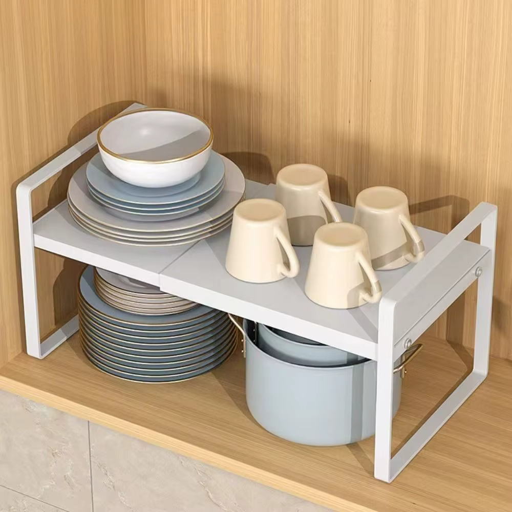 Étagère de rangement rétractable en fer