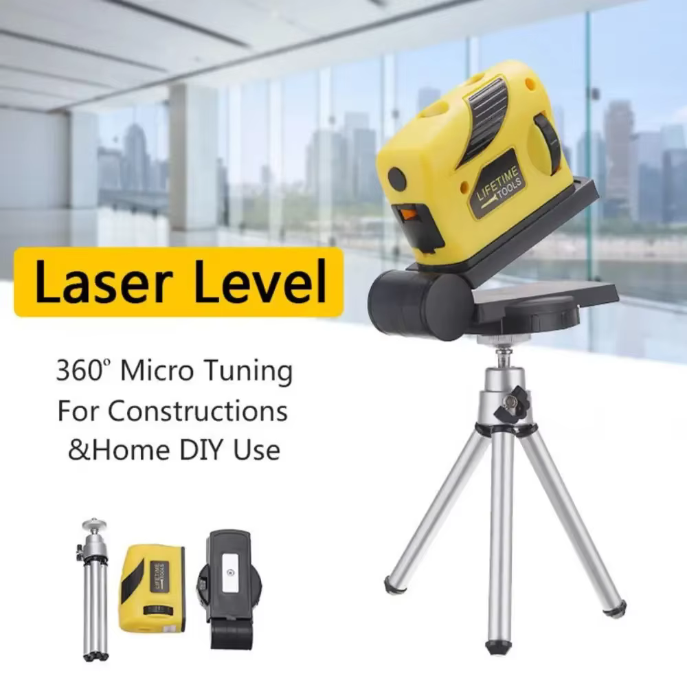 Niveau laser infrarouge à lignes horizontales et verticales avec trépied