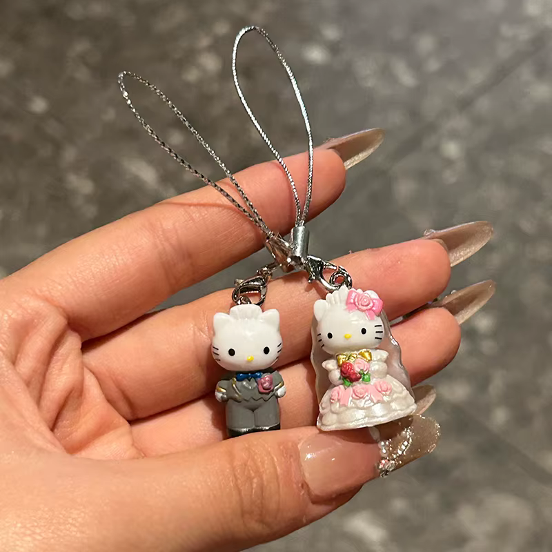 2 Porte-clés Hello Kitty