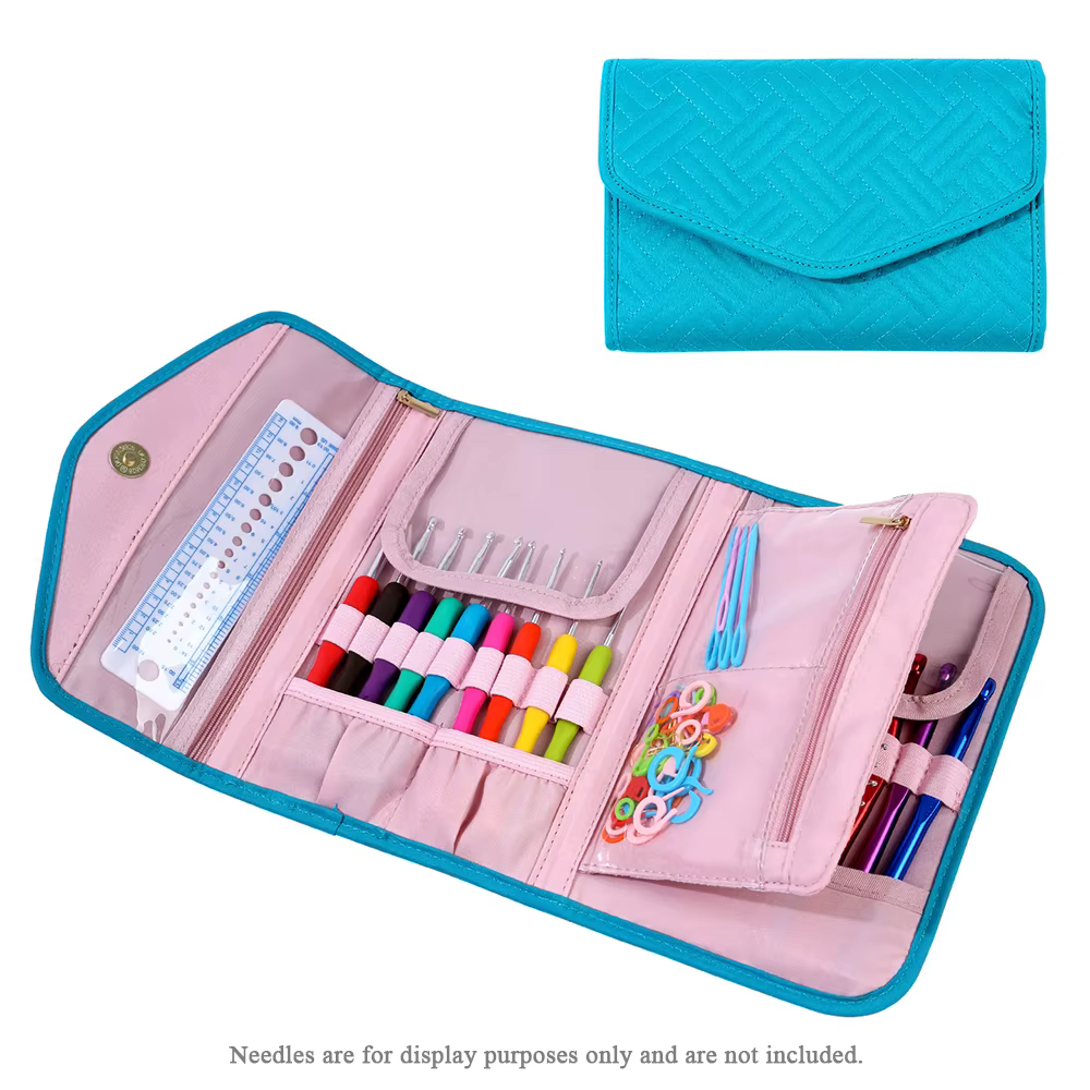 Étui pour Crochet, 1 pièce, ensemble de sacs de rangement pour Crochet, organisateur pliable pour Crochet, fournitures pour tricoter et Crochet, accessoires