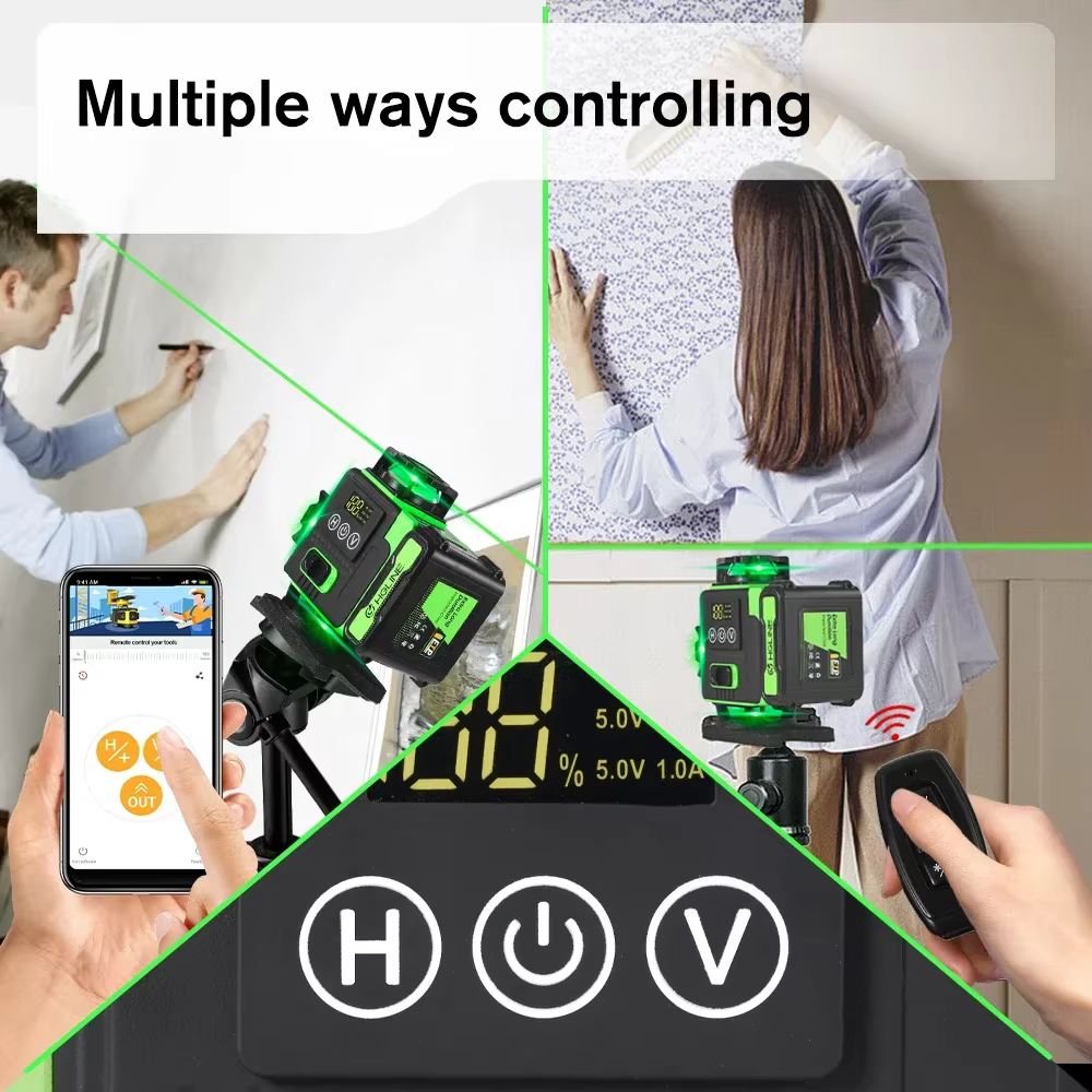 HGLINE 4D 16 lignes niveau laser auto-nivelant 360 °