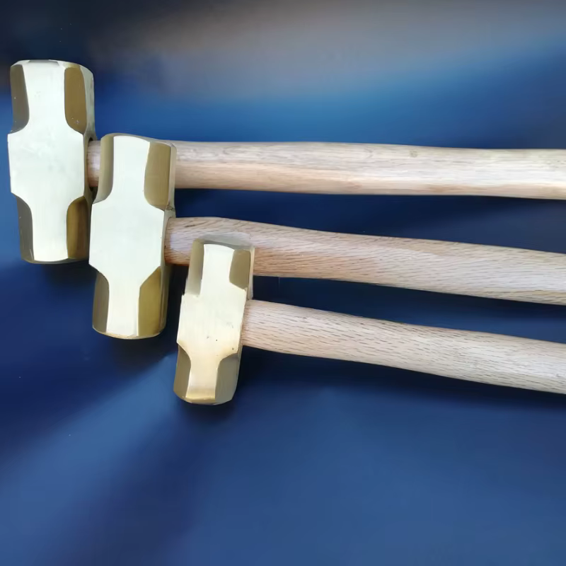 Marteau octogonal en laiton avec manche en bois VPN