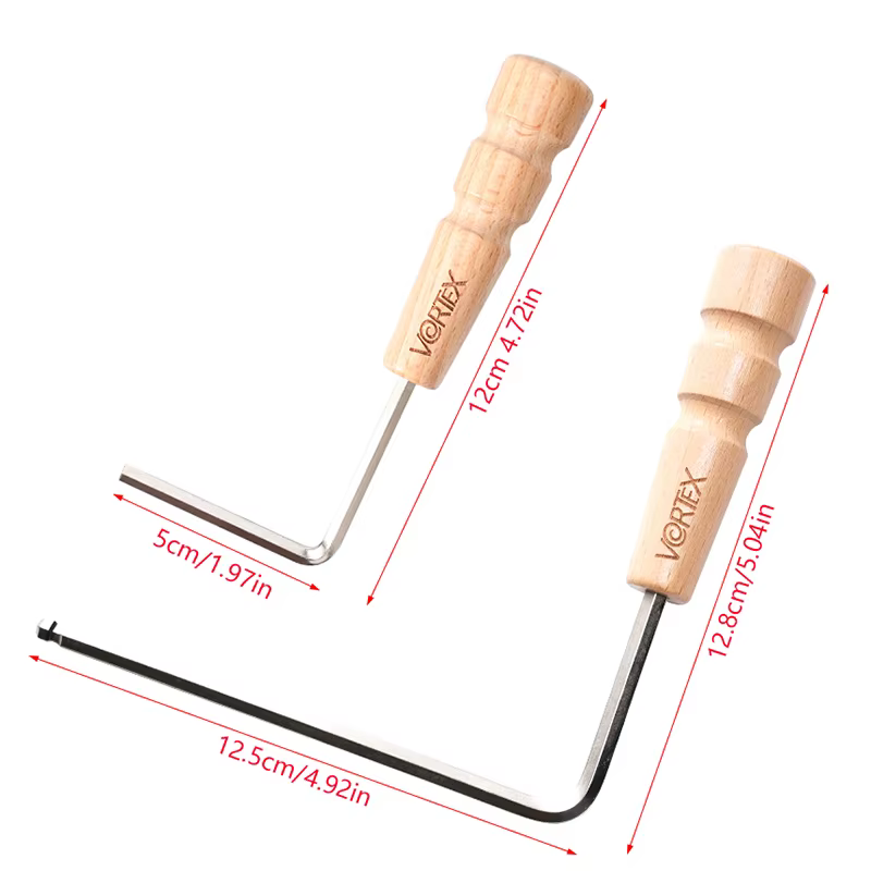 Outil de guitare 4mm 5mm manche en bois