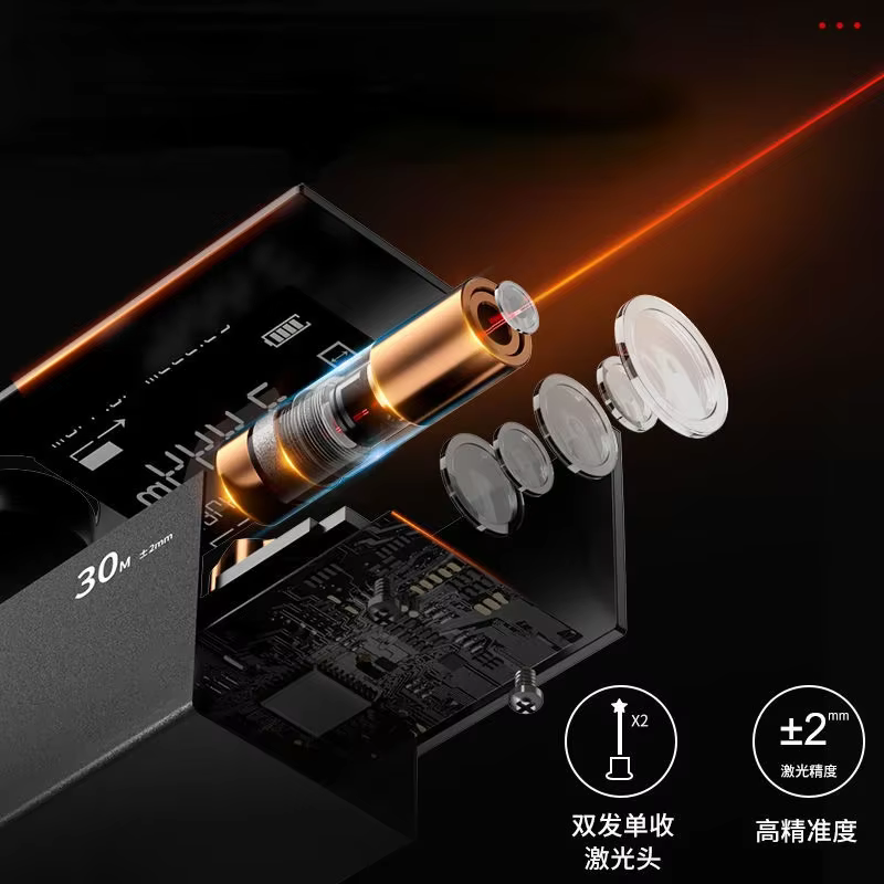 Nouveau DELIXI télémètre Laser règle électronique Portable