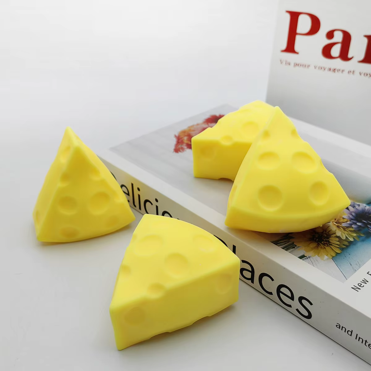 Jouet Squishy en forme de fromage