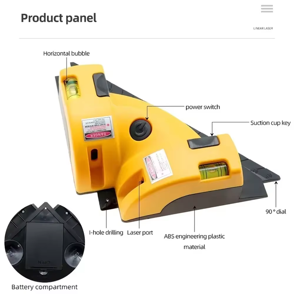 90 ° Niveau laser infrarouge