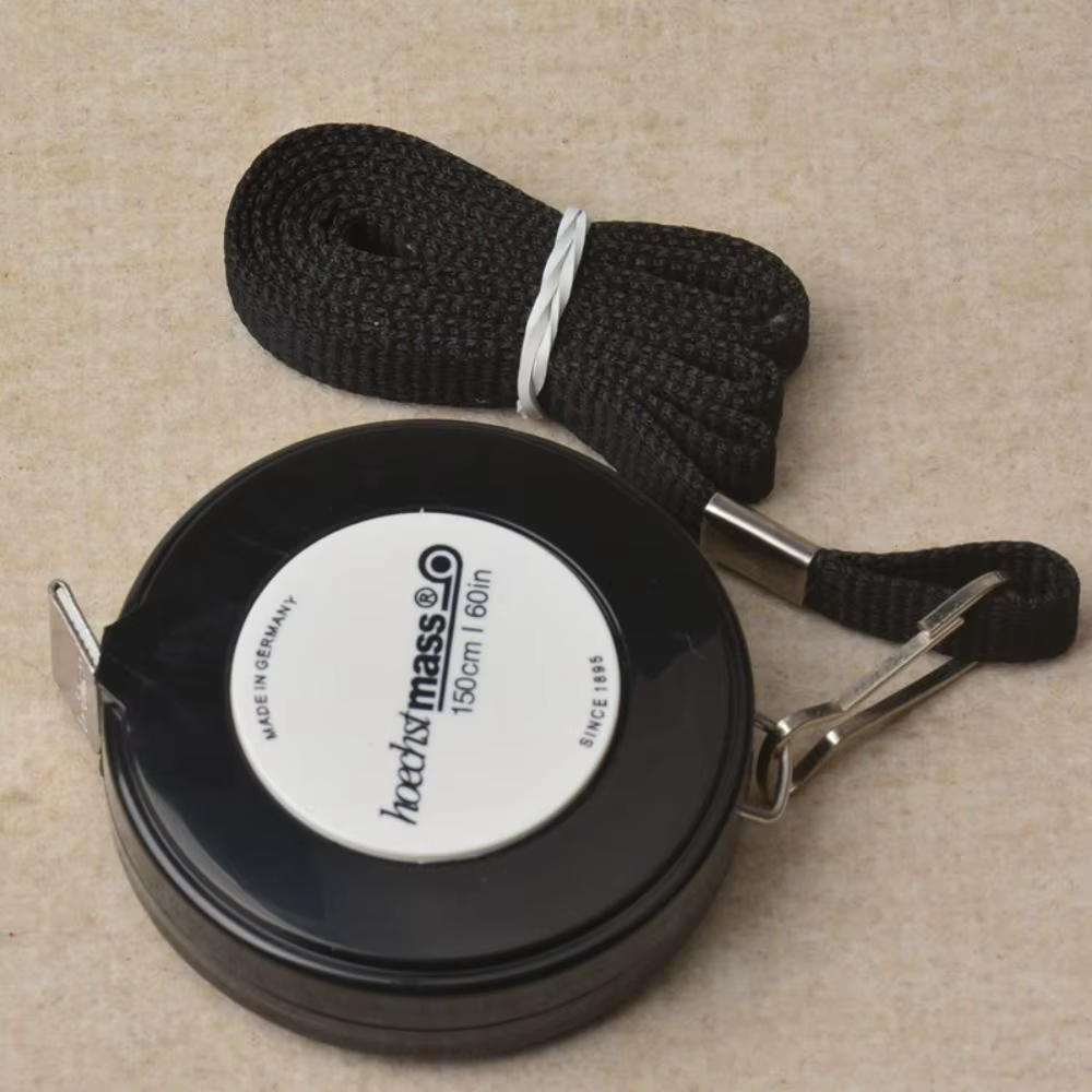 Ruban à mesurer rétractable en centimètres de pouce, 1.5m, Double échelle, porte-clés, ruban à mesurer, artisanat sur mesure, règle en plastique et tissu doux