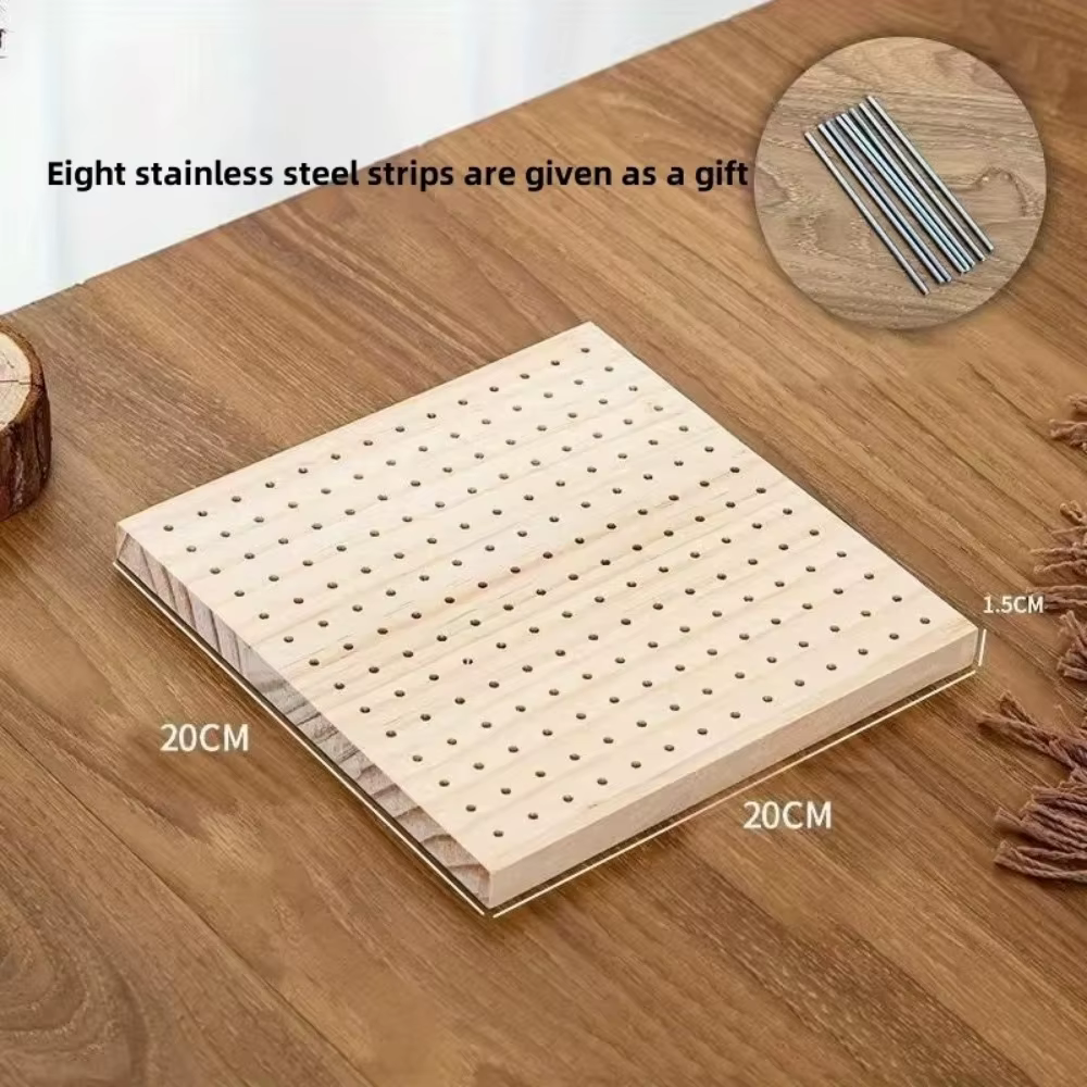 Plateau de blocage en bois pour crochet