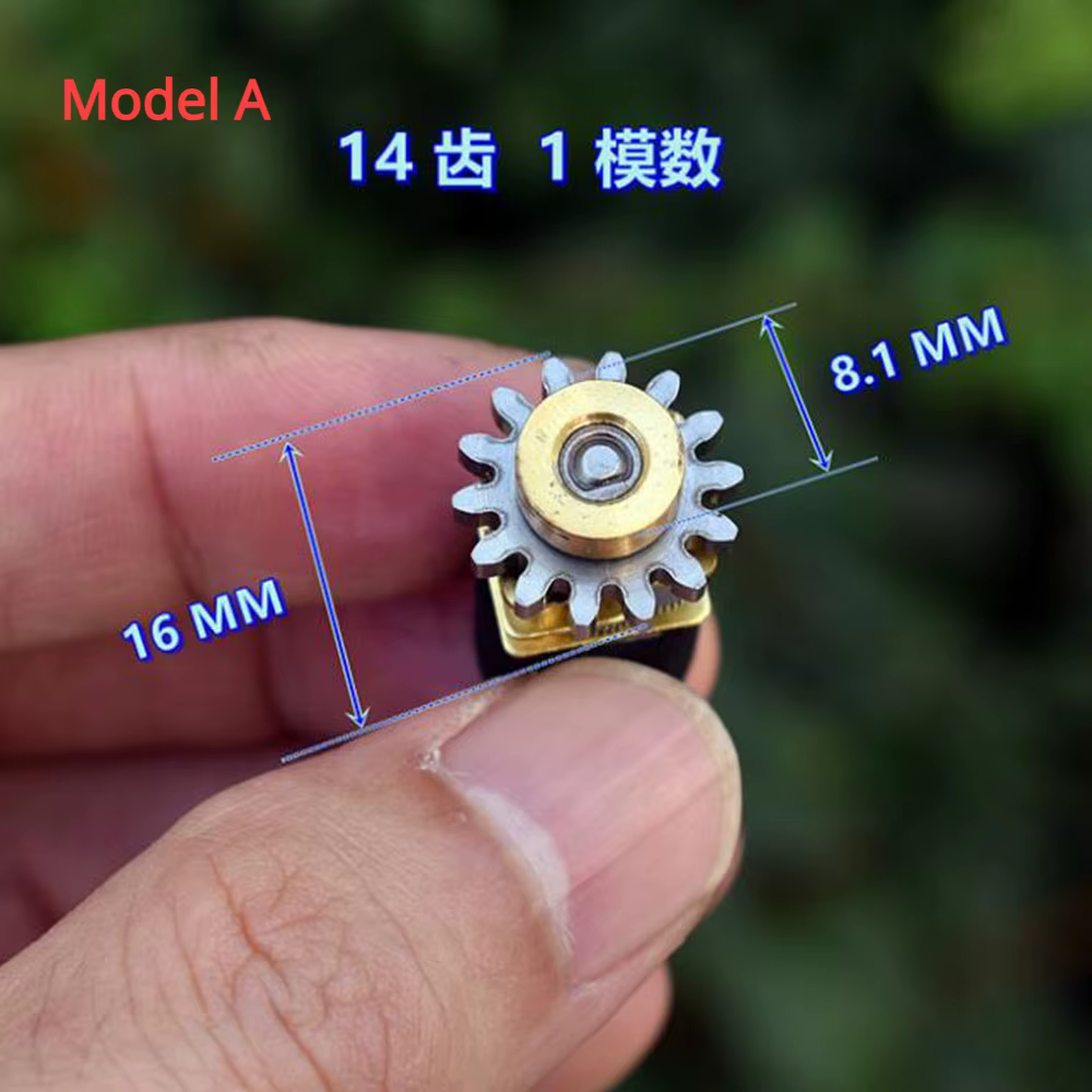 Moteur à engrenages Micro N20 entièrement en métal