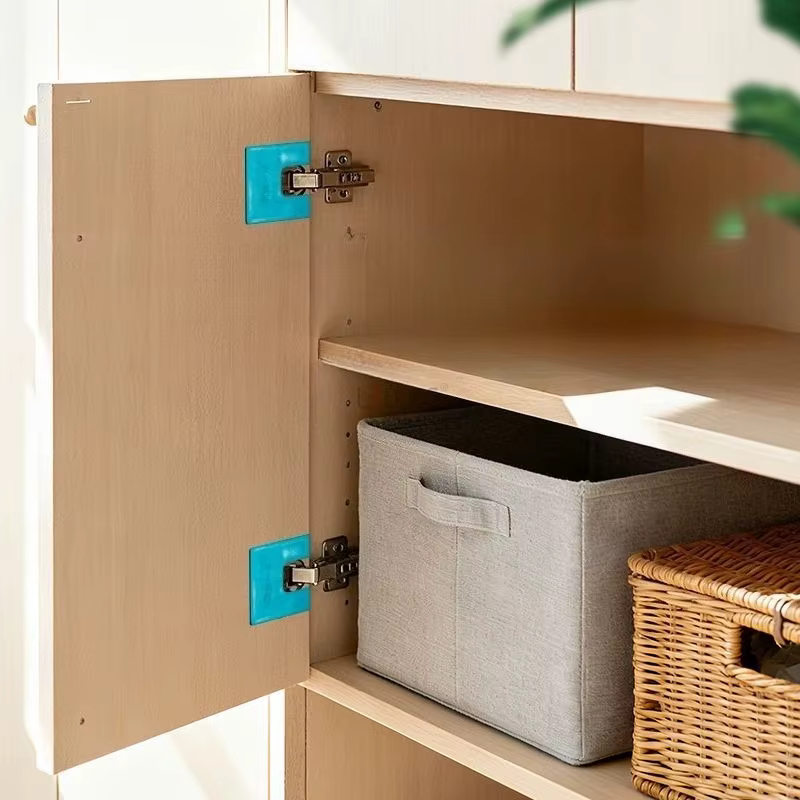 Pièce de positionnement d'installation de charnière avec point