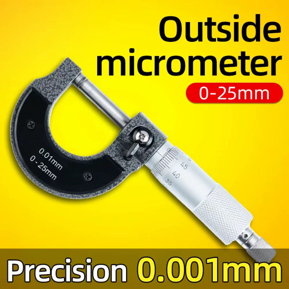 Micromètre extérieur QIDA LASER 0-25 mm 0