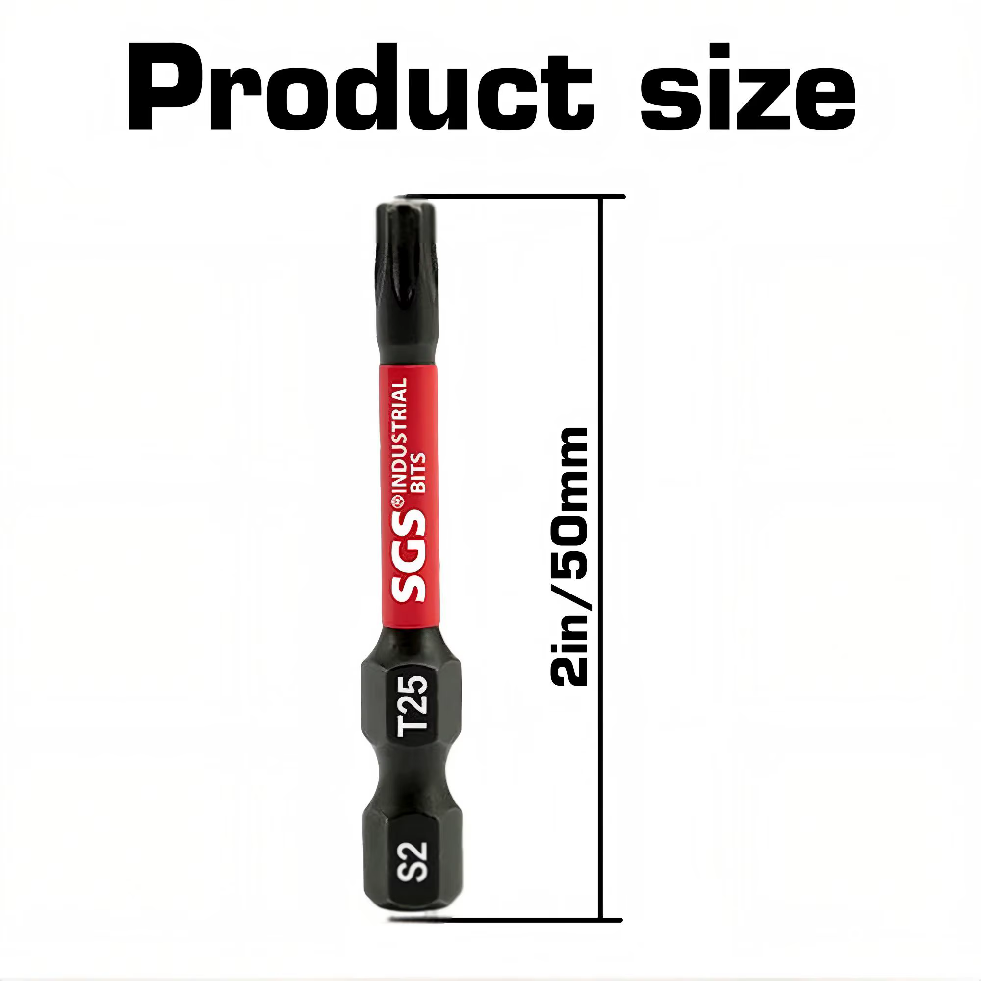 10/20 embouts de tournevis Torx industriels en acier S2