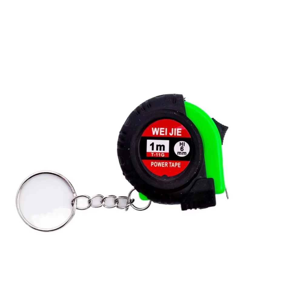 1 mètre mesure créative Mini ruban porte-clés rétractable