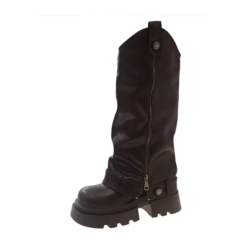 Bottes pour femmes, nouveau style rétro