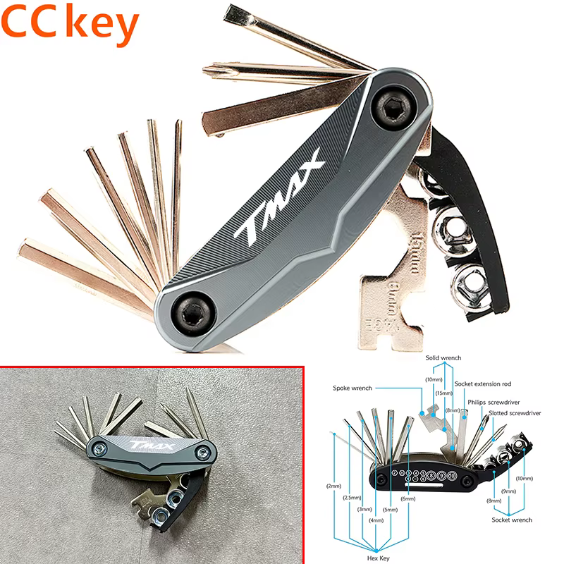 Jeu de tournevis de réparation d'outils portables pour moto t-max 500