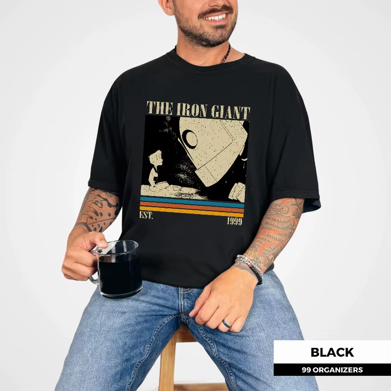 T-shirt du film Iron Giant, T-shirt rétro pour hommes, style estival, adapté aux hommes et aux femmes