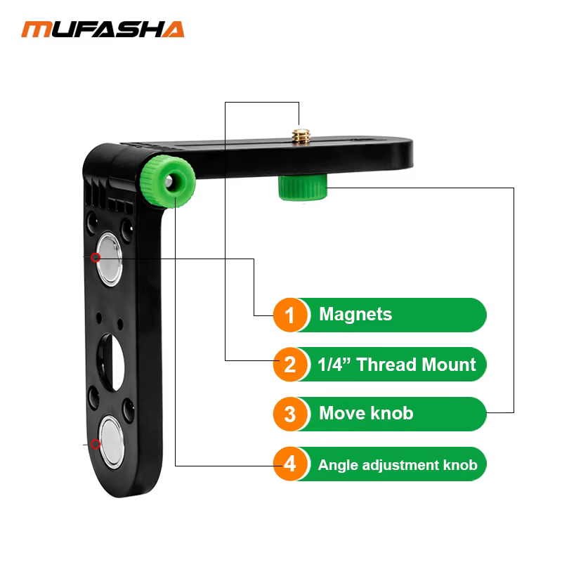 MUFASHA support de niveau pliable magnétique magnétisme fort pour un rangement pratique