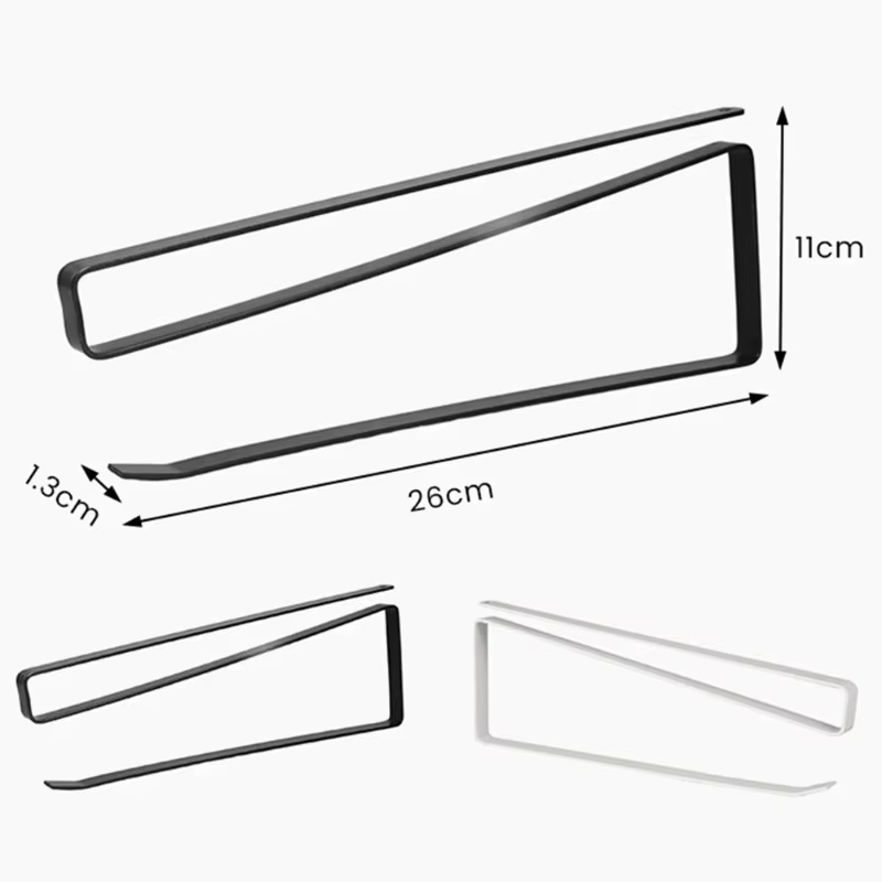 Porte-serviettes en papier sans poinçonnage dans l'armoire de cuisine