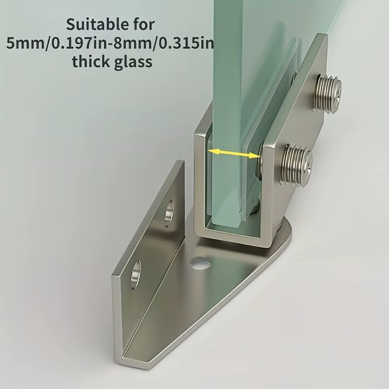 Charnières en aluminium pour portes de placard