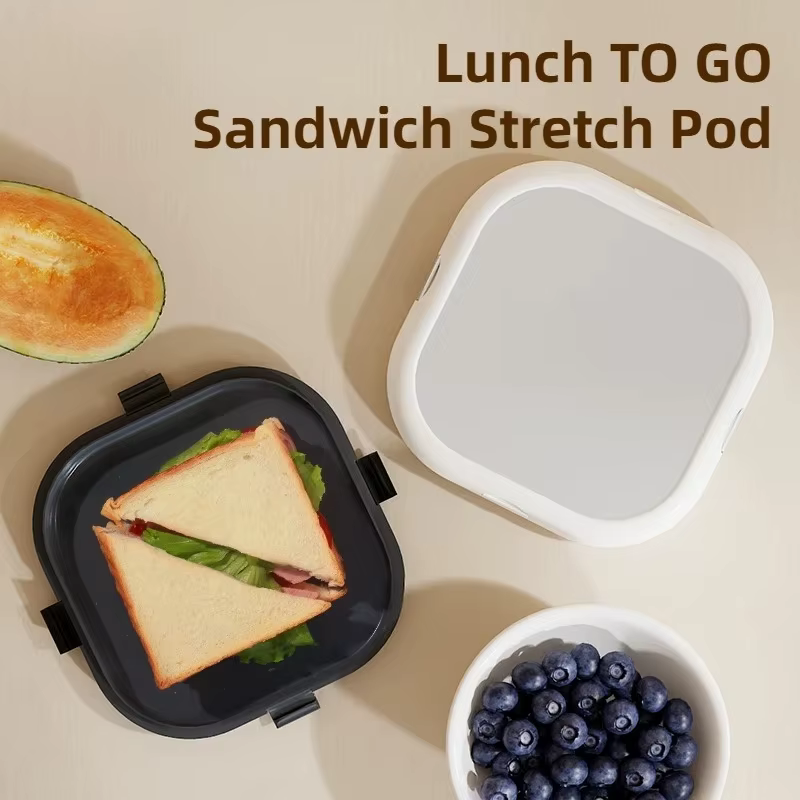 Boîte à lunch en silicone portable