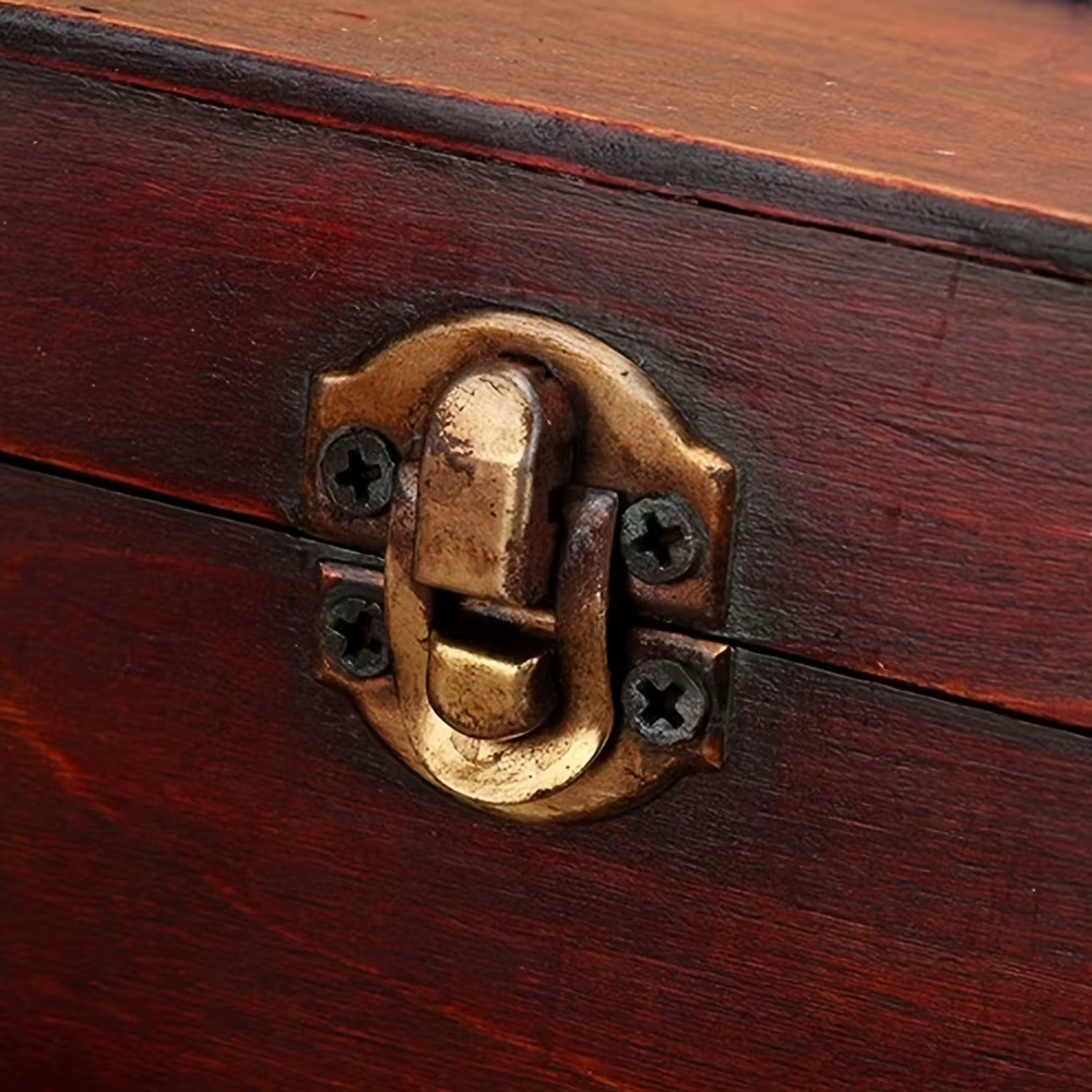 Boîte de rangement en bois Vintage