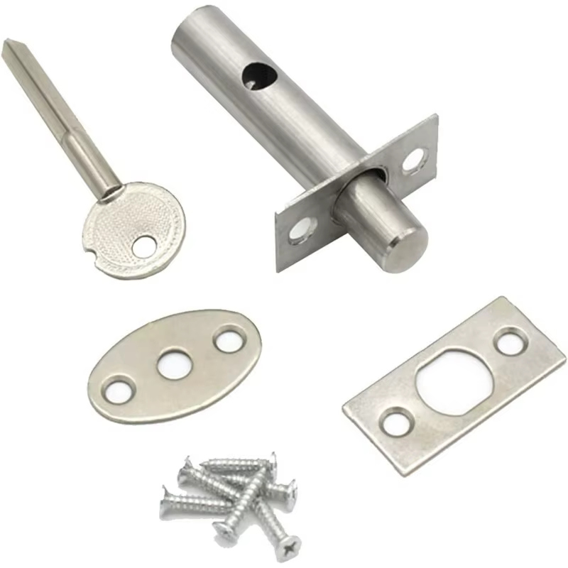 1-3 ensembles de serrures métalliques robustes invisibles à mortaise pour portes