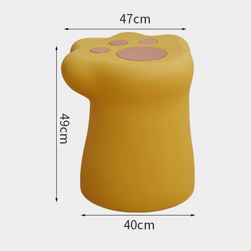 Table basse nordique Tables d'appoint en plastique moderne mignon chambre