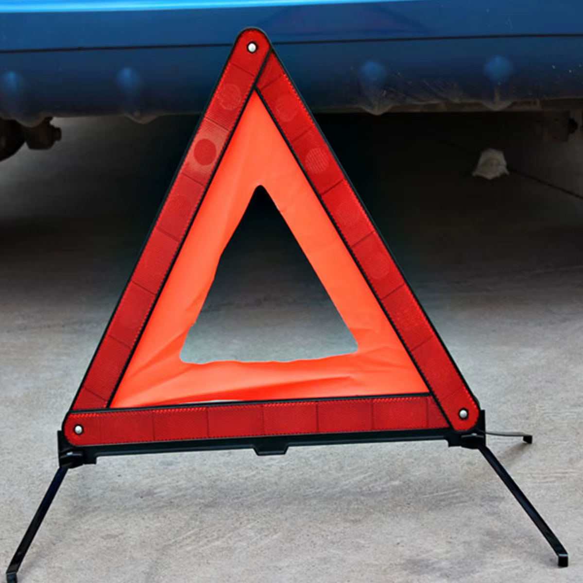 Triangle de coulée d'iode pliable pour les urgences de sécurité