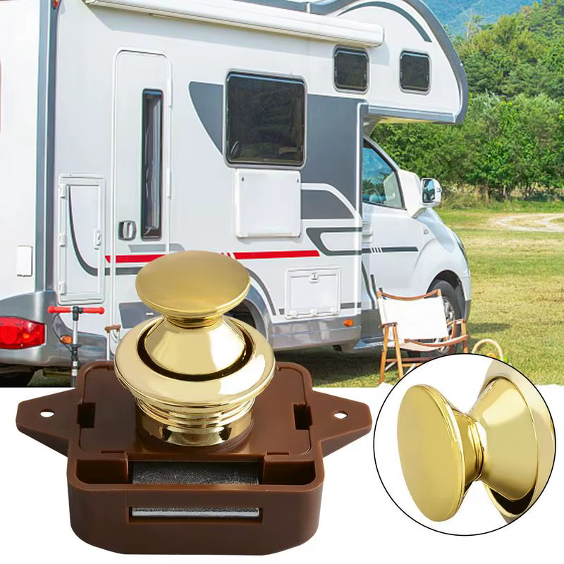 Serrures d'armoire à poussée sans clé pour camping-car